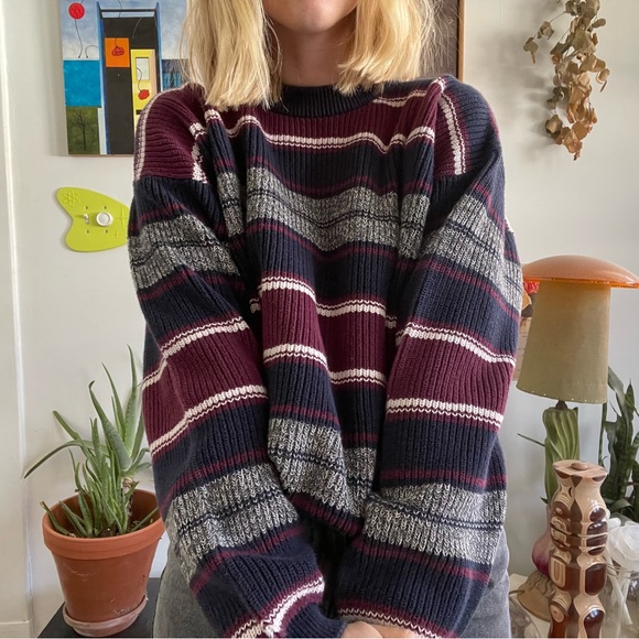 Vintage striped sweater - Picture 4 of 4